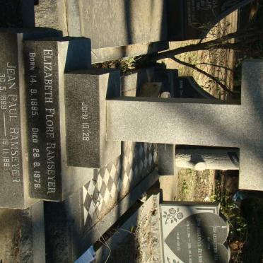 RAMSEYER Jean Paul 1899-1968 &amp; Elizabeth Flore 1895-1978