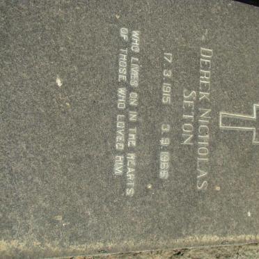 SETON Derek Nicholas 1915-1966