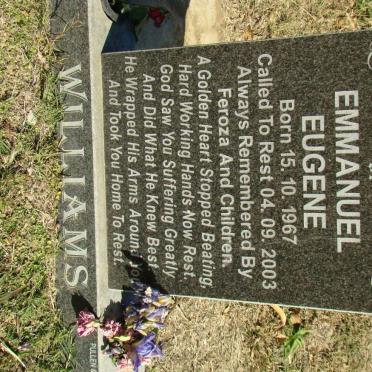 WILLIAMS Emmanuel Eugene 1967-2003