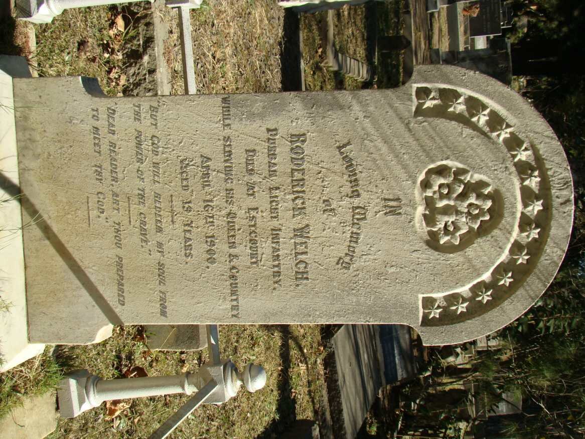 WELCH Roderick -1900