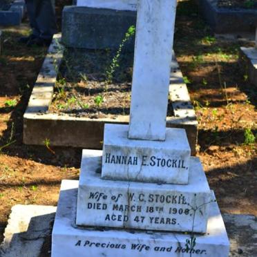 STOCKIL William Christ. -1917 &amp; Hannah E. -1908