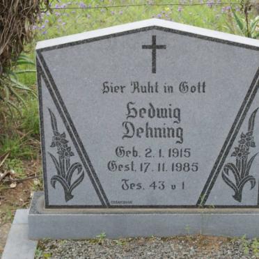 DEHNING Hedwig 1915-1985