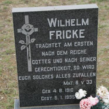 FRICKE Wilhelm 1910-1995