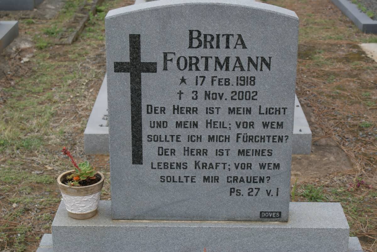 FORTMANN Brita 1918-2002