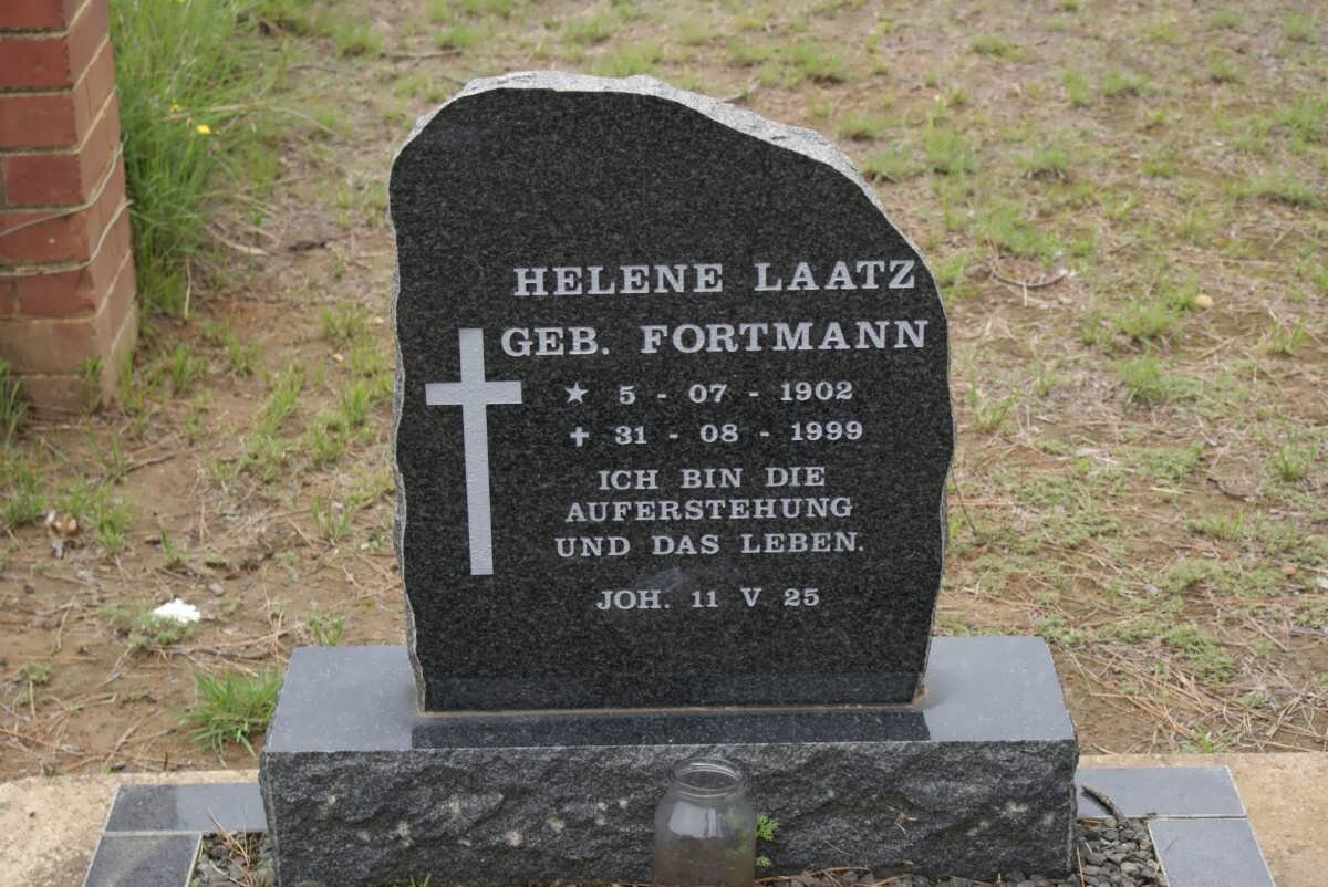 LAATZ Helene nee FORTMANN 1902-1999