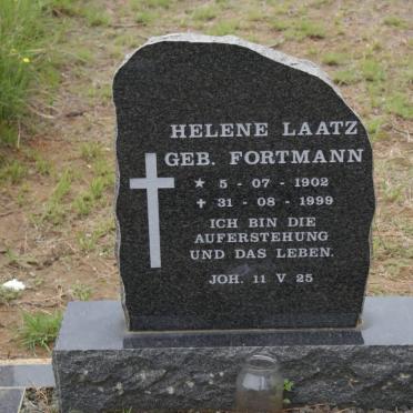 LAATZ Helene nee FORTMANN 1902-1999