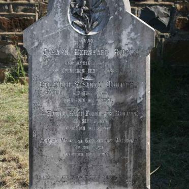 5. RUDOLPH Johann Bernhard 1794-1876 &amp; Elizabeth Susanna 1799-1861