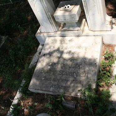 SPEARMAN George John Burt  -1938