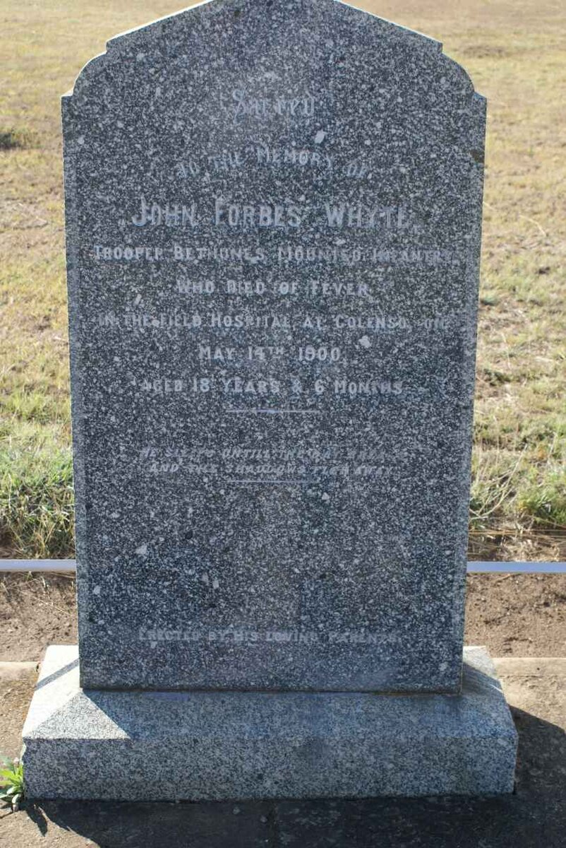 WHYTE John Forbes -1900
