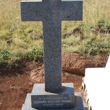 WARREN Bernard William -1899