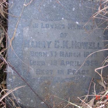 HOWELL Harry C.K. 1878-1958