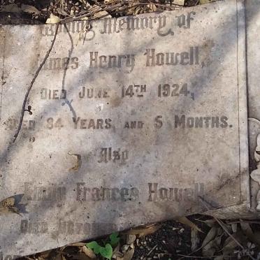 HOWELL James Henry -1924 &amp; Emily Frances -1925