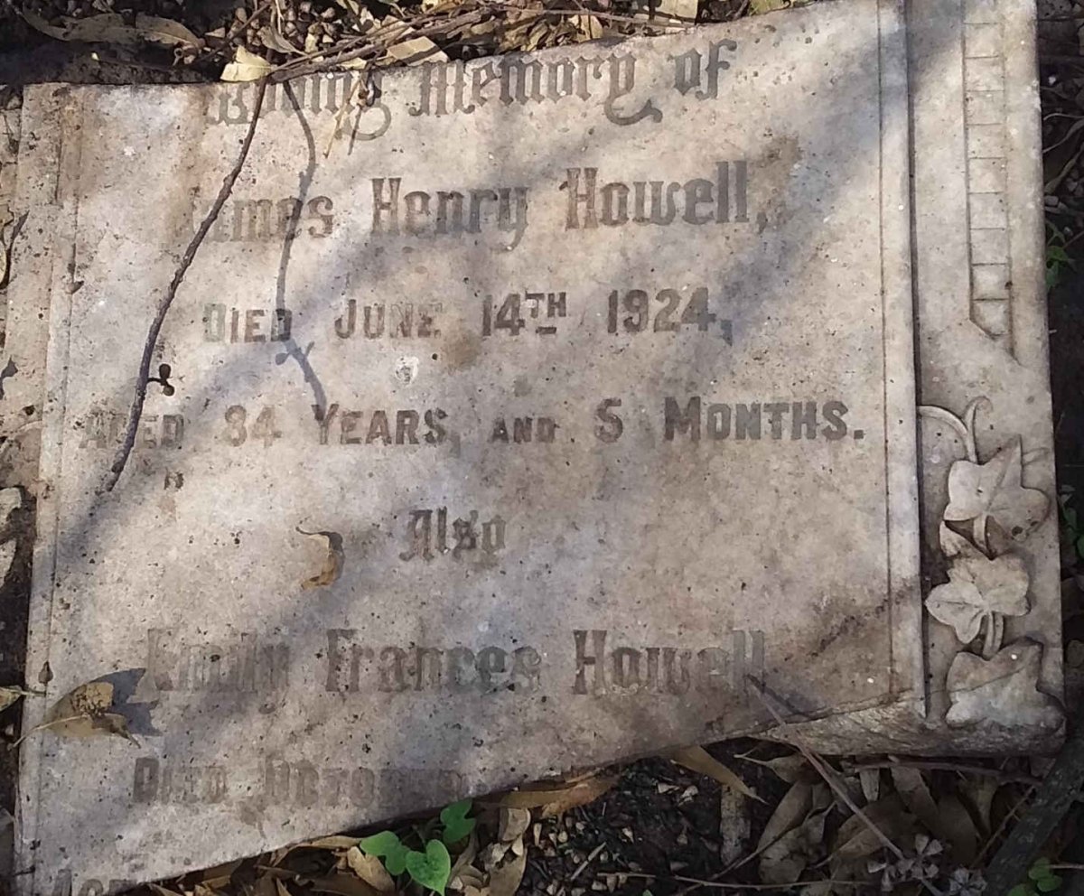 HOWELL James Henry -1924 &amp; Emily Frances -1925