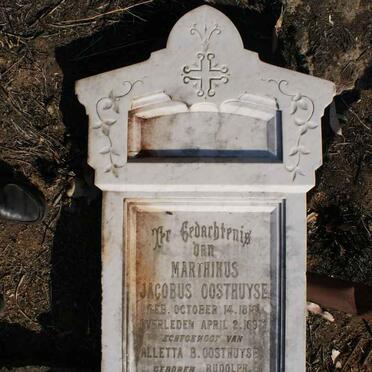 OOSTHUYSE Marthinus Jacobus 1818-1897