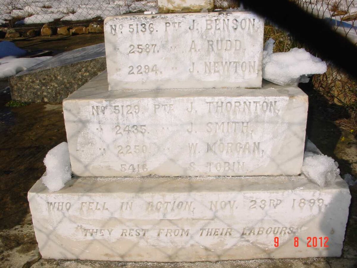 5. Memorial - British Soldiers killed in action - Battle of Willow Grange_1