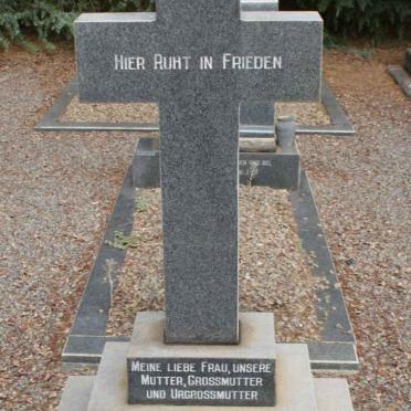 SCHROEDER Frieda Maria Dorothea nee HELLBERG 1908-1986