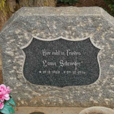 SCHROEDER Louis 1910-1976