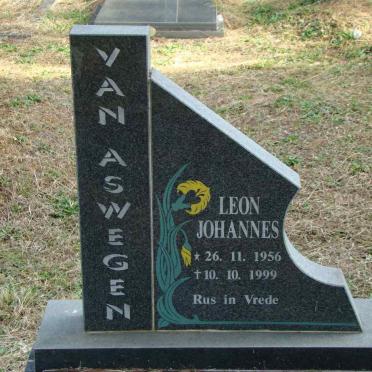 ASWEGEN Leon Johannes, van 1956-1999