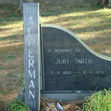 ACKERMAN Jury Smith 1898-1975