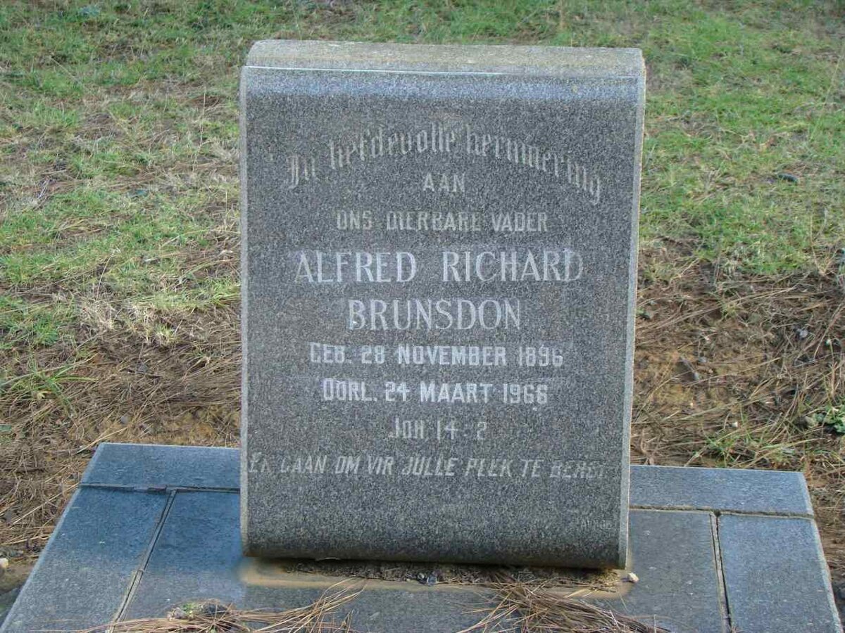 BRUNSDON Alfred Richard 1896-1966