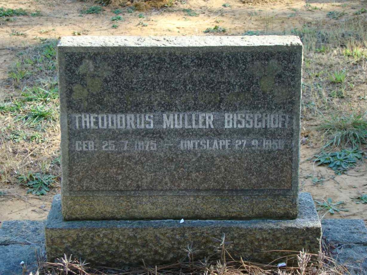 BISSCHOFF Theodorus Muller 1875-1950
