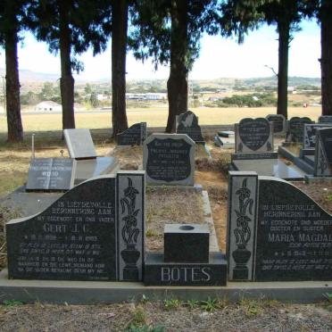 BOTES Gert J.C. 1938-1983 &amp; Maria Magdalena POTGIETER 1948-1978