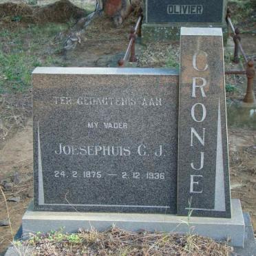 CRONJE Joesephuis C.J. 1875-1936
