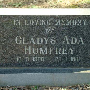 HUMFREY Gladys Ada 1906-1988