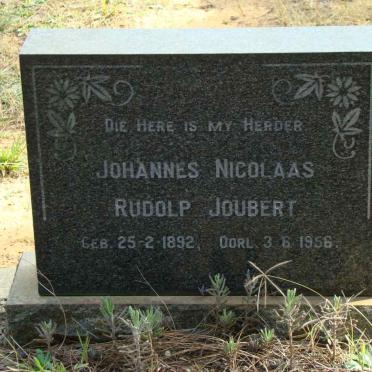 JOUBERT Johannes Nicolaas Rudolp 1892-1956
