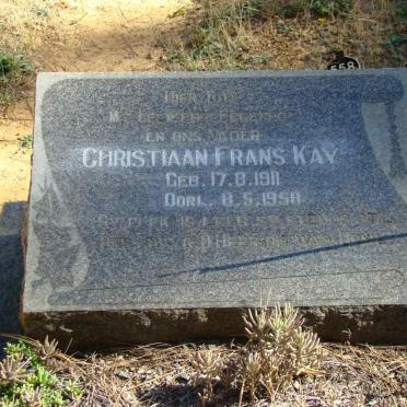 KAY Christiaan Frans 1911-1958