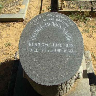 NAUDE Gerrit Jacobus 1942-1960