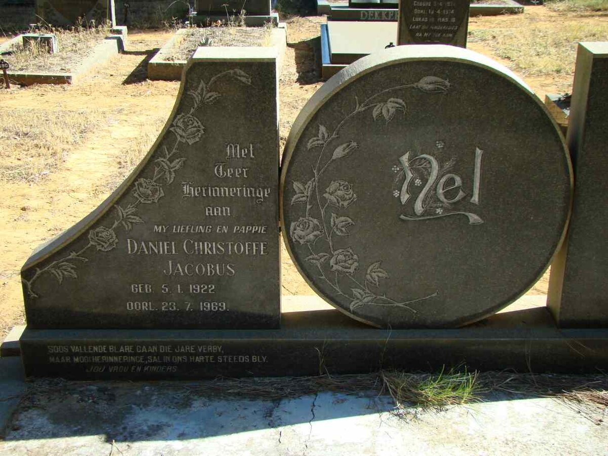 NEL Daniel Christoffe Jacobus 1922-1969