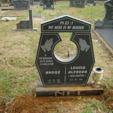NEL Andre 1941-1998 &amp; Louisa Alfreda VAN DINTER 1943-
