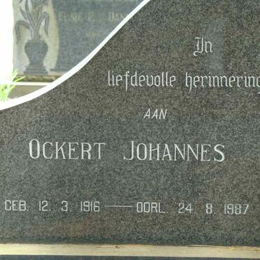 POTGIETER Ockert Johannes 1916-1987