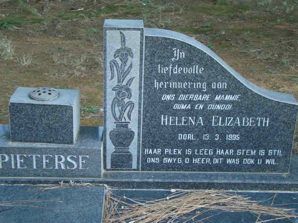 PIETERSE Helena Elizabeth -1995
