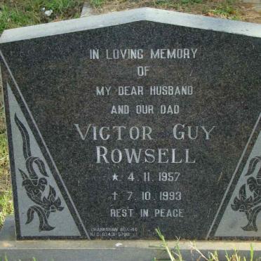 ROWSELL Victor Guy 1957-1993