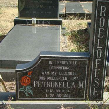 ROELOFSE Petronella M. 1934-1994
