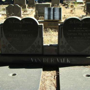 VALK Peter Cornelius, van der 1883-1966 &amp; Sophia Wilhelmina 1887-1963