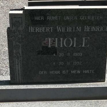 THÖLE Herbert Wilhelm Heinrich 1909-1992