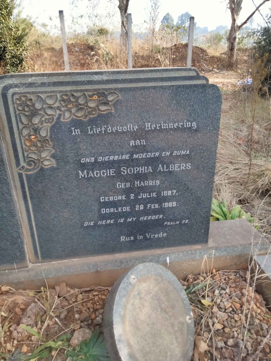ALBERS Barend Hendrikus 1885-1951 & Maggie Sophia HARRIS 1887-1989 _3