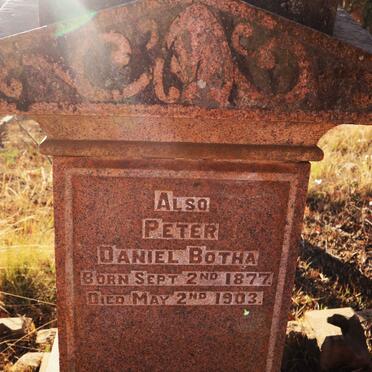 BOTHA Peter Daniel 1877-1903