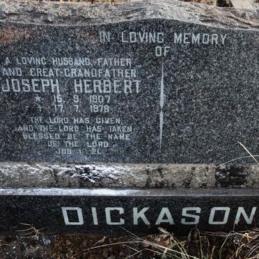 DICKASON Joseph Herbert 1907-1978