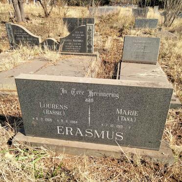 ERASMUS Lourens 1908-1984 & Marie 1919-