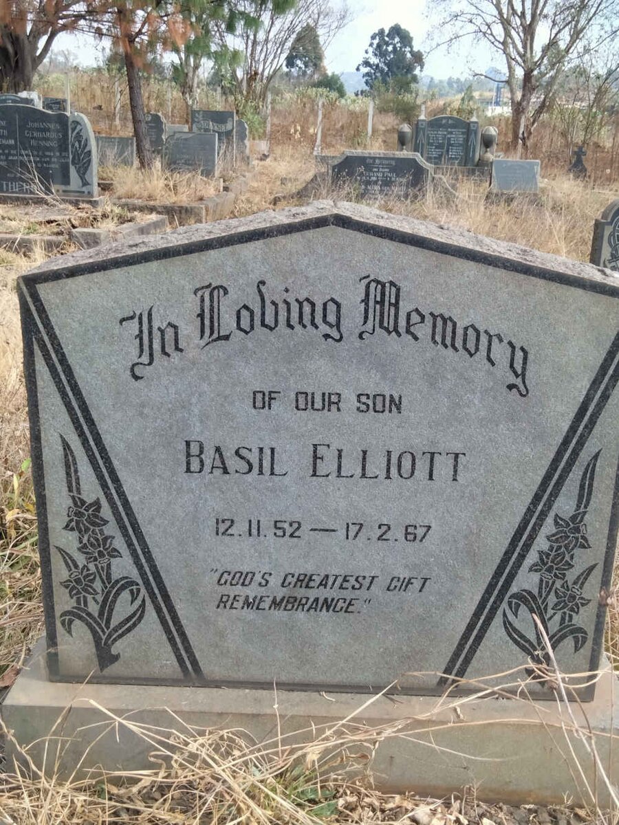 ELLIOTT Basil 1952-1967