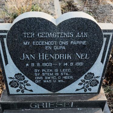 GRIESEL Jan Hendrik Nel 1909-1981