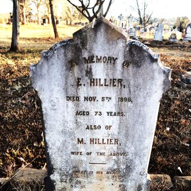 HILLIER E. -1896 & HILLIER M.