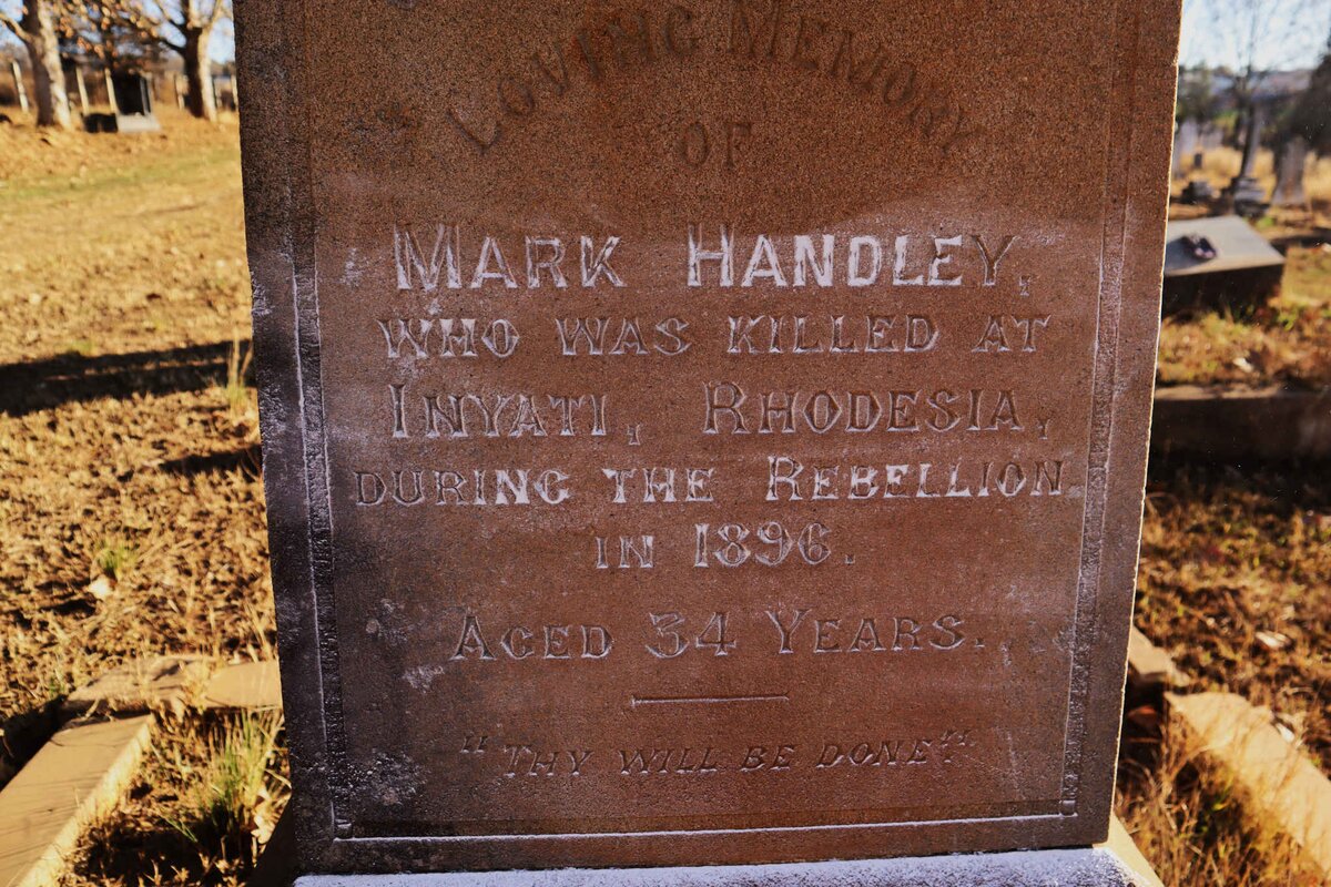 HANDLEY Mark -1896