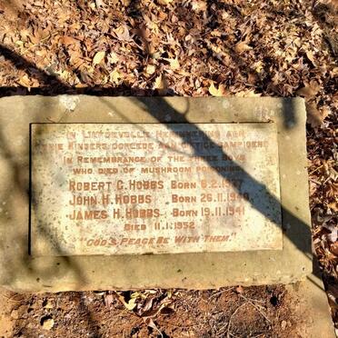 HOBBS Robert G. 1937-1952 :: HOBBS John H. 1940-1952 :: HOBBS James H. 1941-1952