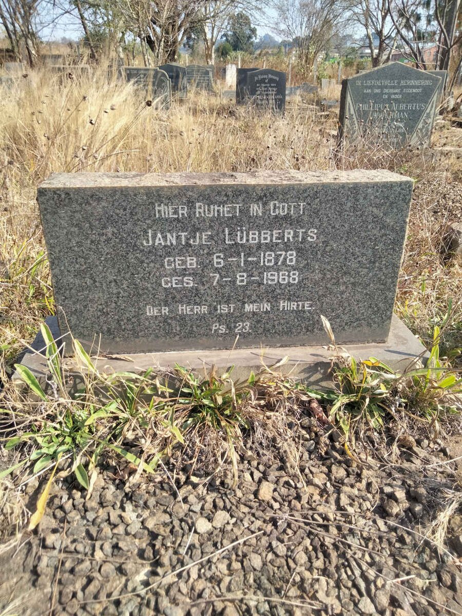 LUBBERTS Jantje 1878-1968