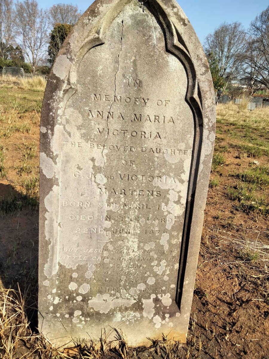 MARTENS Anna Maria Victoria 187?-1879